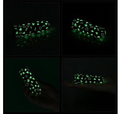 Rechargeable Glow-in-the-dark Heart Massager